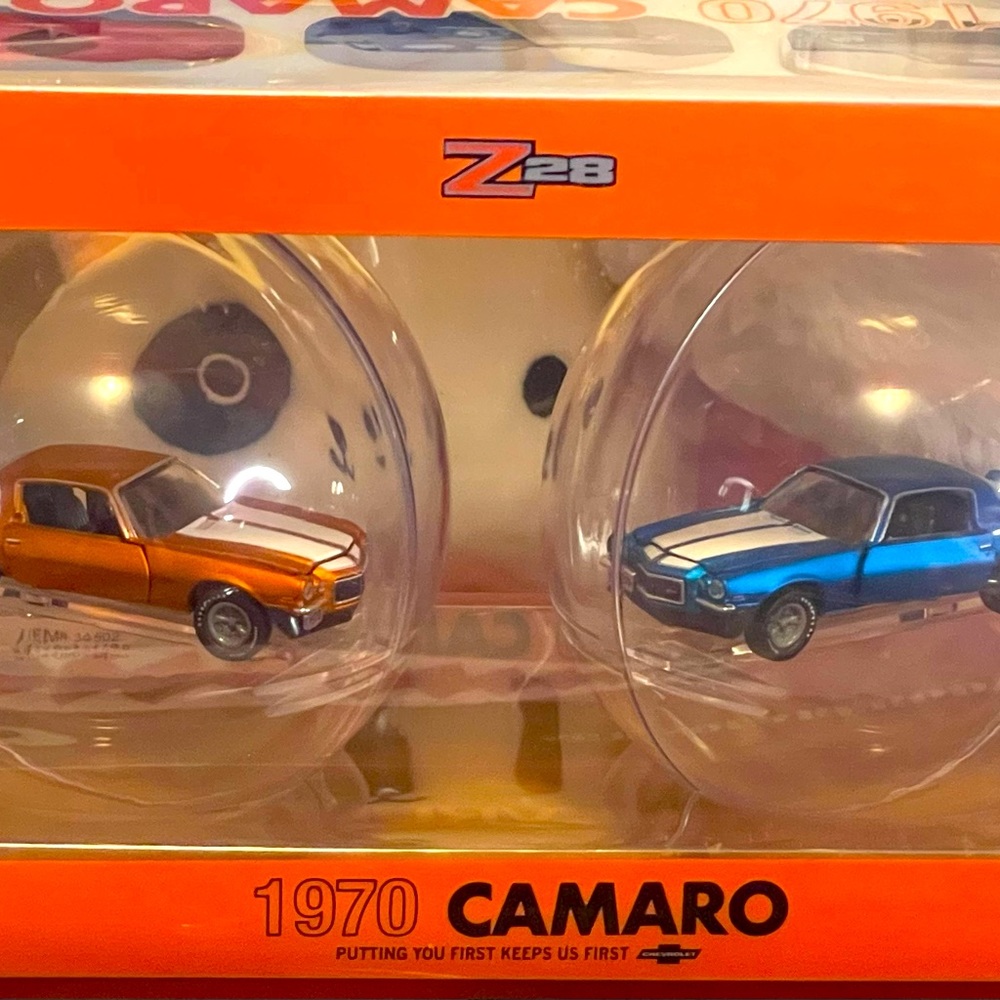 2023 M2 Machines 1970 Chevrolet Camaro Z/28 RS Goodyear Tires Christmas Ornament